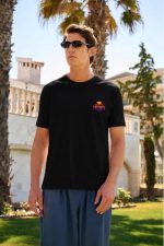 HENRY OVER PALM TREES SIGNATURE PRINT TEE - Image 3
