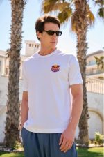 HENRY OVER PALM TREES SIGNATURE PRINT TEE - Image 6