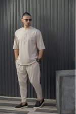 HENRY QUARTER BUTTON UP S/S SHIRT - Image 9