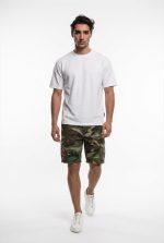 TALAMIRA REGULAR FIT CAMO CARGO SHORTS - Image 3