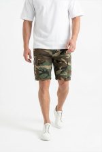 TALAMIRA REGULAR FIT CAMO CARGO SHORTS - Image 4