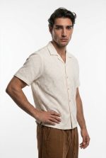 TELAMIRA S/S COTTON SHIRT IN PATTERNED - Image 4