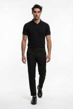 TELAMIRA MODAL BUTTON COLLAR TEE - Image 4
