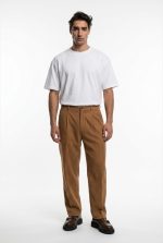 TELAMIRA LOOSE FIT DOUBLE PLEATS TROUSERS - Image 3