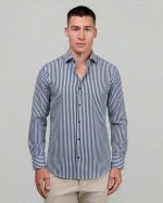 DEZIGN STRIPED SLIM FIT SHIRT