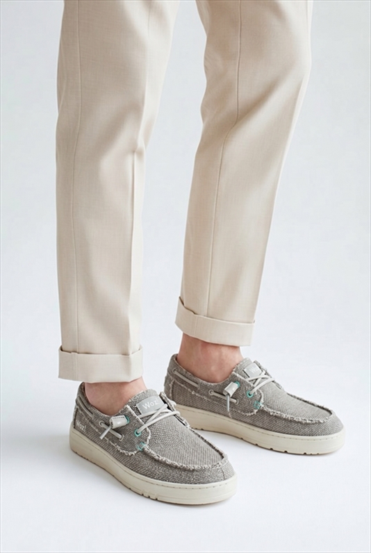 WOZ CANVAS BOAT SHOES CHUNKY SOLE
