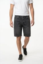 BACK2JEANS DENIM FADED SHORTS - Image 2