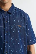 PCOC RIPPED DENIM POCKET SHORTSLEEVE SHIRT - Image 4