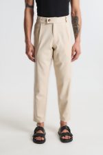 PCOC COTTON LINEN TEXTURED TROUSERS - Image 2
