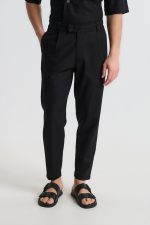 PCOC COTTON LINEN TEXTURED TROUSERS - Image 6