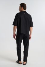 PCOC COTTON LINEN TEXTURED TROUSERS - Image 9