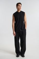 PCOC LINEN SLEEVELESS SHIRT - Image 4