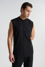 PCOC LINEN SLEEVELESS SHIRT - Image 5