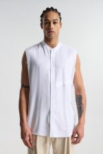 PCOC LINEN SLEEVELESS SHIRT - Image 7