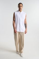 PCOC LINEN SLEEVELESS SHIRT - Image 8