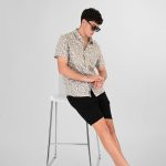 REBASE S/S COTTON SHIRT IN PATTERNED - Image 6