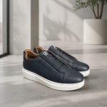 MONOCHROME SNEAKERS WITH CONTRAST SOLE - Image 12