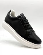 MONOCHROME SNEAKERS WITH CONTRAST SOLE - Image 6