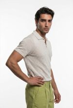 TELAMIRA KNITTED POLO COLLAR TEE - Image 14