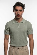 TELAMIRA KNITTED POLO COLLAR TEE - Image 7