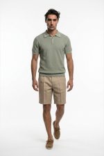 TELAMIRA KNITTED POLO COLLAR TEE - Image 8