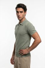 TELAMIRA KNITTED POLO COLLAR TEE - Image 9