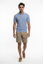 TELAMIRA KNITTED POLO COLLAR TEE - Image 4
