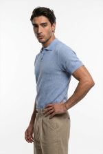 TELAMIRA KNITTED POLO COLLAR TEE - Image 5