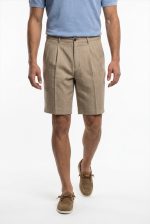TELAMIRA TEXTURED PLEATS SHORTPANTS - Image 3