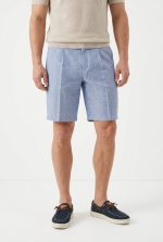 TELAMIRA TEXTURED PLEATS SHORTPANTS - Image 10