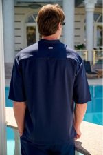 HENRY PIQUE STAND UP COLLAR SHIRT - Image 8