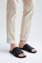 KAMA LEATHER STRAPPY SANDALS - Image 3