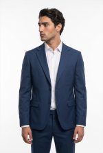 TELAMIRA ELASTIC SLIM FIT TEXTURED BLAZER - Image 10