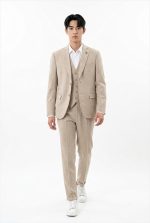 HACKERS LINEN BLEND TEXTURED BLAZER - Image 7