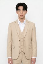 HACKERS ELASTIC SLIM FIT TEXTURED BLAZER - Image 3