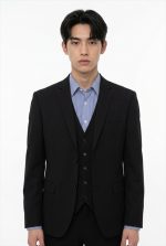 HACKERS ELASTIC SLIM FIT TEXTURED BLAZER - Image 6