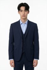 HACKERS ELASTIC SLIM FIT TEXTURED BLAZER - Image 11