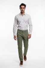 HACKERS MELANGE TEXTURED TROUSERS - Image 7