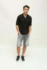 HACKERS MODAL OPEN COLLAR TEE - Image 3