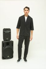 HACKERS ELASTIC SLIM FIT PLEATS TROUSERS - Image 8