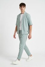 HACKERS ELASTIC SLIM FIT PLEATS TROUSERS - Image 6