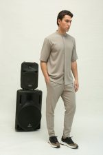 HACKERS S/S EASYWEAR STAND UP COLLAR SHIRT - Image 3