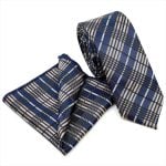 FLORAL-PATTERNED TIE WITH HANDKERCHIEF - Image 31