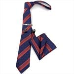 FLORAL-PATTERNED TIE WITH HANDKERCHIEF - Image 18