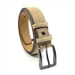 NUBUCK BELT WITH MATTE GUNMETAL HARDWARE - Image 28