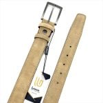 NUBUCK BELT WITH MATTE GUNMETAL HARDWARE - Image 31