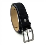 NUBUCK BELT WITH MATTE GUNMETAL HARDWARE - Image 22