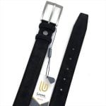 NUBUCK BELT WITH MATTE GUNMETAL HARDWARE - Image 26