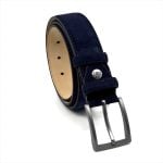 NUBUCK BELT WITH MATTE GUNMETAL HARDWARE - Image 8
