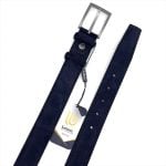 NUBUCK BELT WITH MATTE GUNMETAL HARDWARE - Image 11